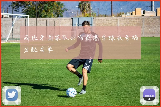 西班牙国家队公布新赛季球衣号码分配名单
